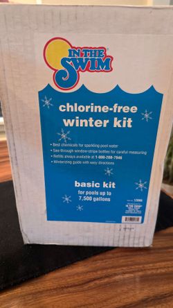 Chlorine free winter kit salt water pool winterizing