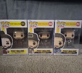 Funko Pop Post Malone Set of 3