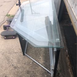 Television stand two glass shelves, price negotiable