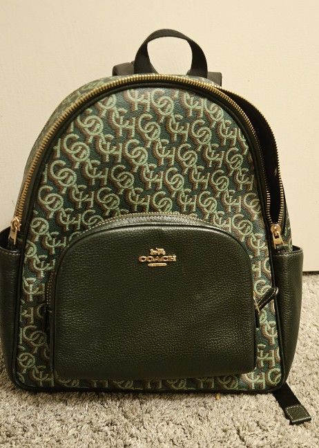 Authentic Coach Backpack And Wallet