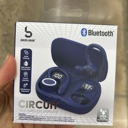 NWT Bass Jaxx Circuit Wireless Earbuds