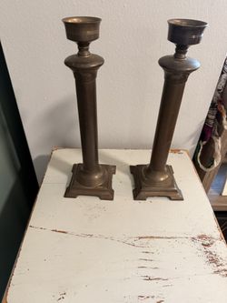 Brass Candlestick Holders