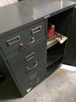 Vintage steel master cabinet