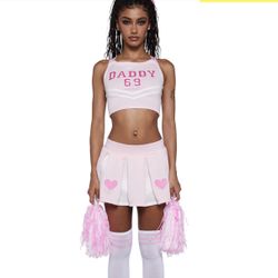 Dolls Kill Cheerleader Costume