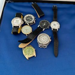 Watches missing straps/bands, needs batteries 