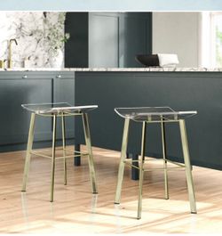 SET OF 2 Kamron 24” Counter Stools - brand new