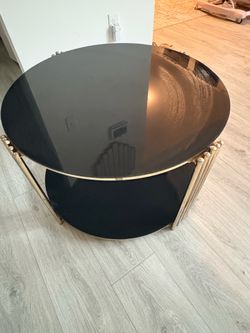 Gold and black coffee table for Sale !