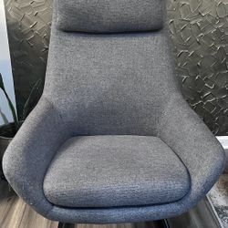 Blue Gray Rocking Chair 