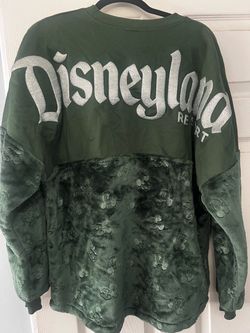 Disneyland Resort Spirit Jersey Holiday Fuzzy Velour Mickey