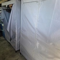 Metal wardrobe shelves