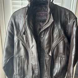 Men’s Leather Jacket Size Large