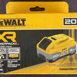 Brand New Dewalt 20V MAX XR POWER-Pack Lithium-Ion 8.0Ah Battery