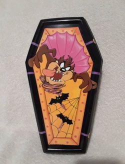 Vintage Looney tunes Halloween the candy coffin perfect for an eternity tin