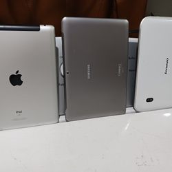 Selling this ipod ,  and these 2 tablet.     ipod is locked, it needs to be reseted,  (32gb)....   Lenovo, and Samsung works good   and they are in go