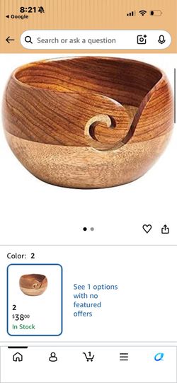 Handmade yarn bowl