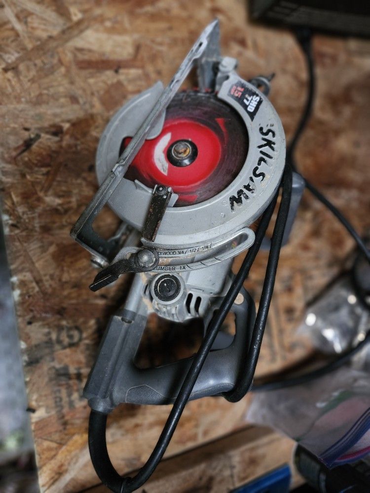 Skills Saw and Metabo Nail Gun