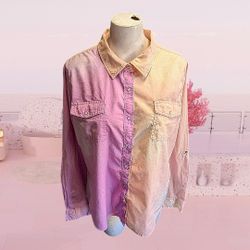 Women's Arizona Jean Company Button Down Shirt 