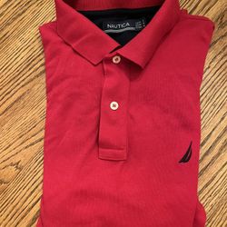 Men’s Nautica Size Small Red Polo Shirt