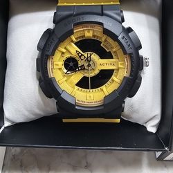 New Activa Invicta Dessert Storm X Digital Unisex Watch 50mm Brown Waterproof NWT