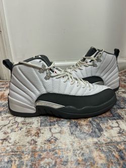 Jordan 12 Retro White Dark Gray Size 9