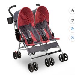 Delta Children LX Side by Side Double Convenience Stroller // Carreola Doble