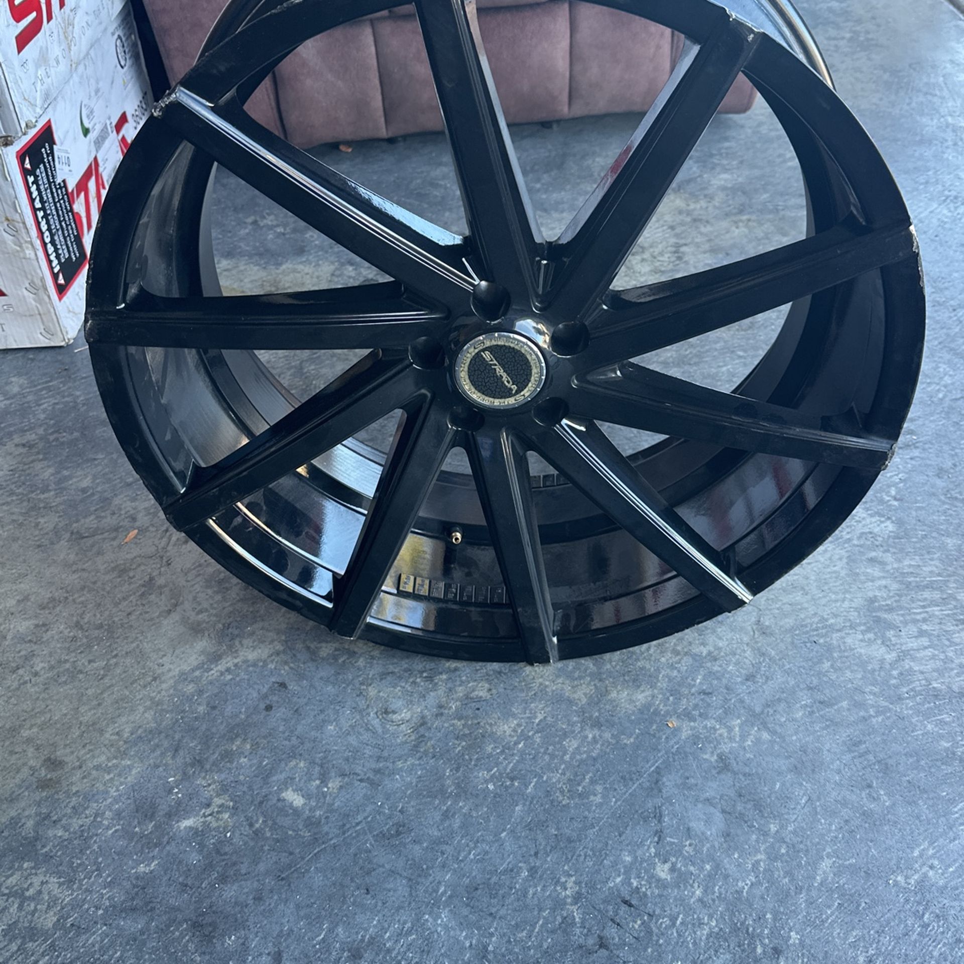 22” Inch Black Strada Rims for Sale in Las Vegas, NV - OfferUp