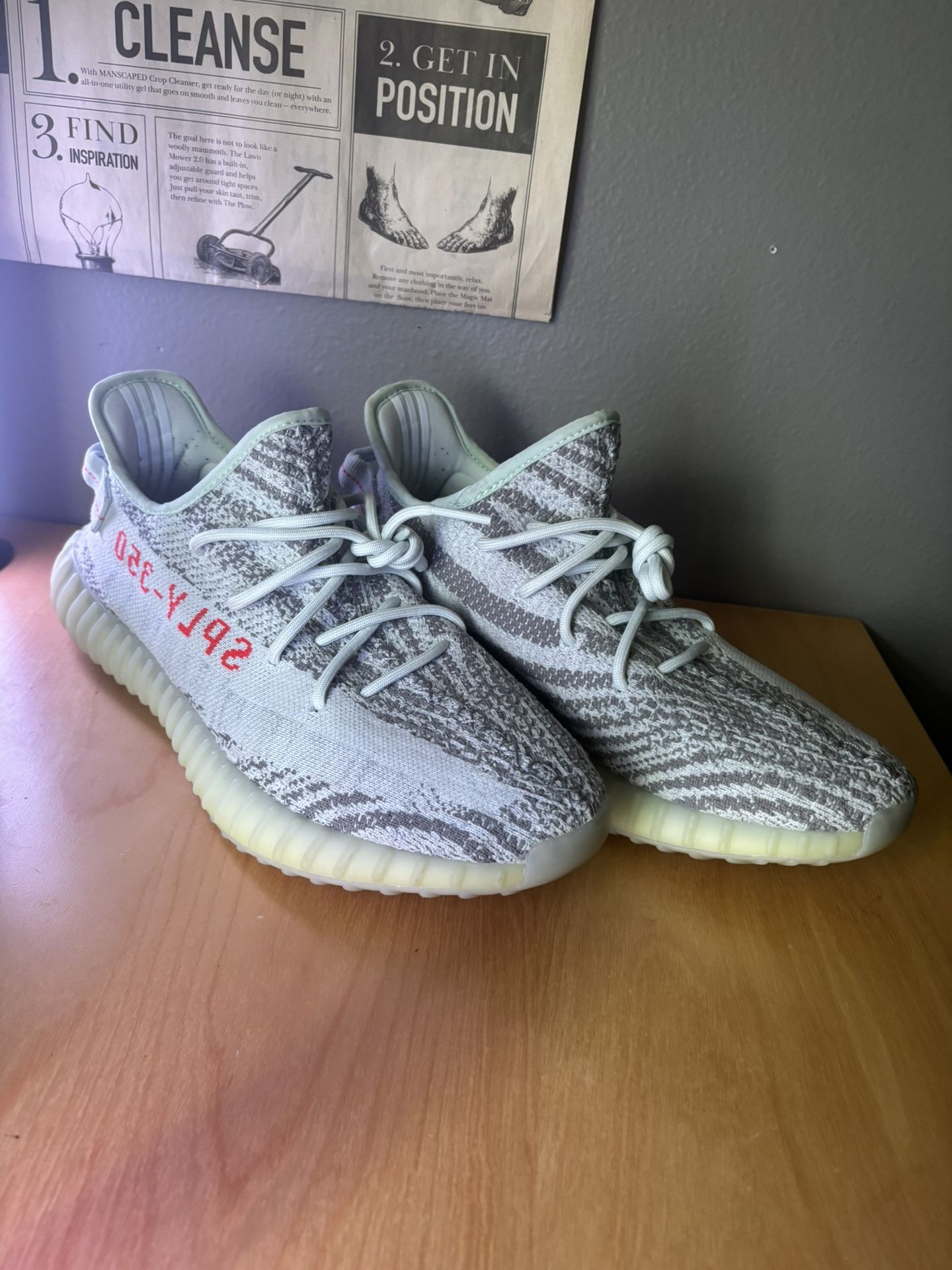 Yeezy Shoes Yeezy 350 V2 Blue Tint Outfits Yeezy Outfit Blue Tint