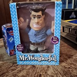 13" Mr. Wonderful, The Perfect Gift, Talking Doll In Box, Fully Tested 