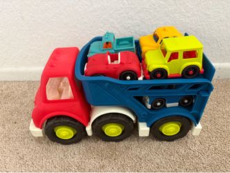 Colorful toy truck with 6 small cars./ garbage truck/ big truck  All of them $15