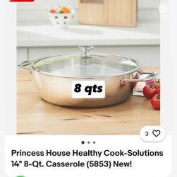 8 Qts Cacerol Cooker Solution