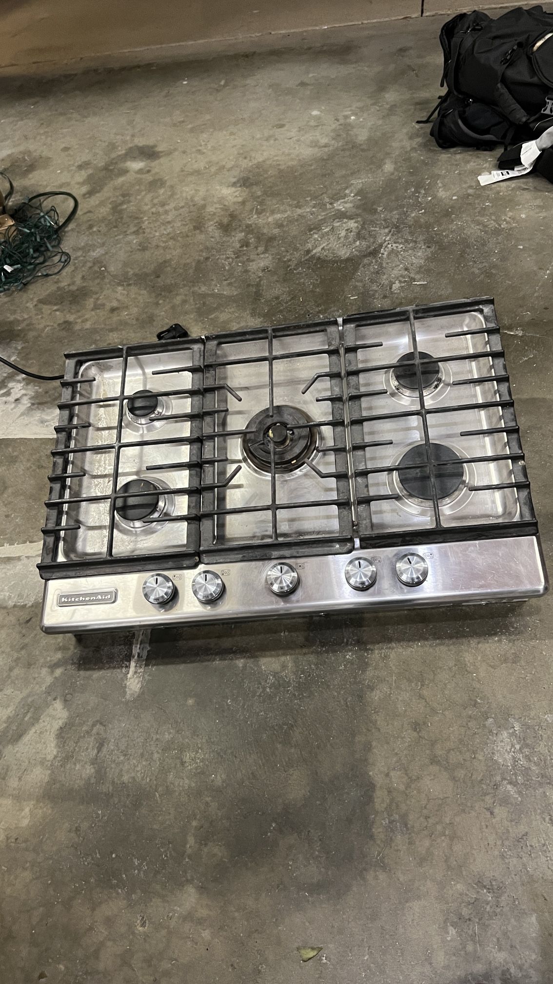 Kitchen Aid 30” 5 Burner Gas Cooktop 