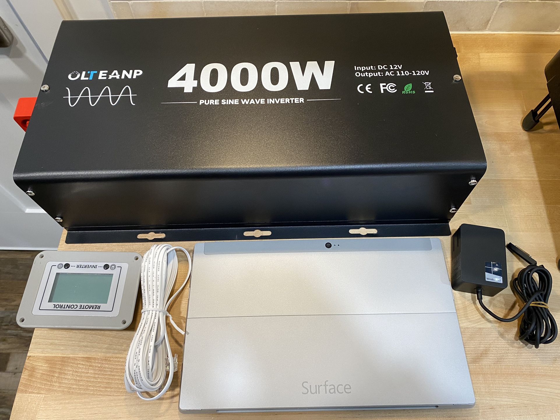 4,000w Power Inverter And Surface 2 Tablet