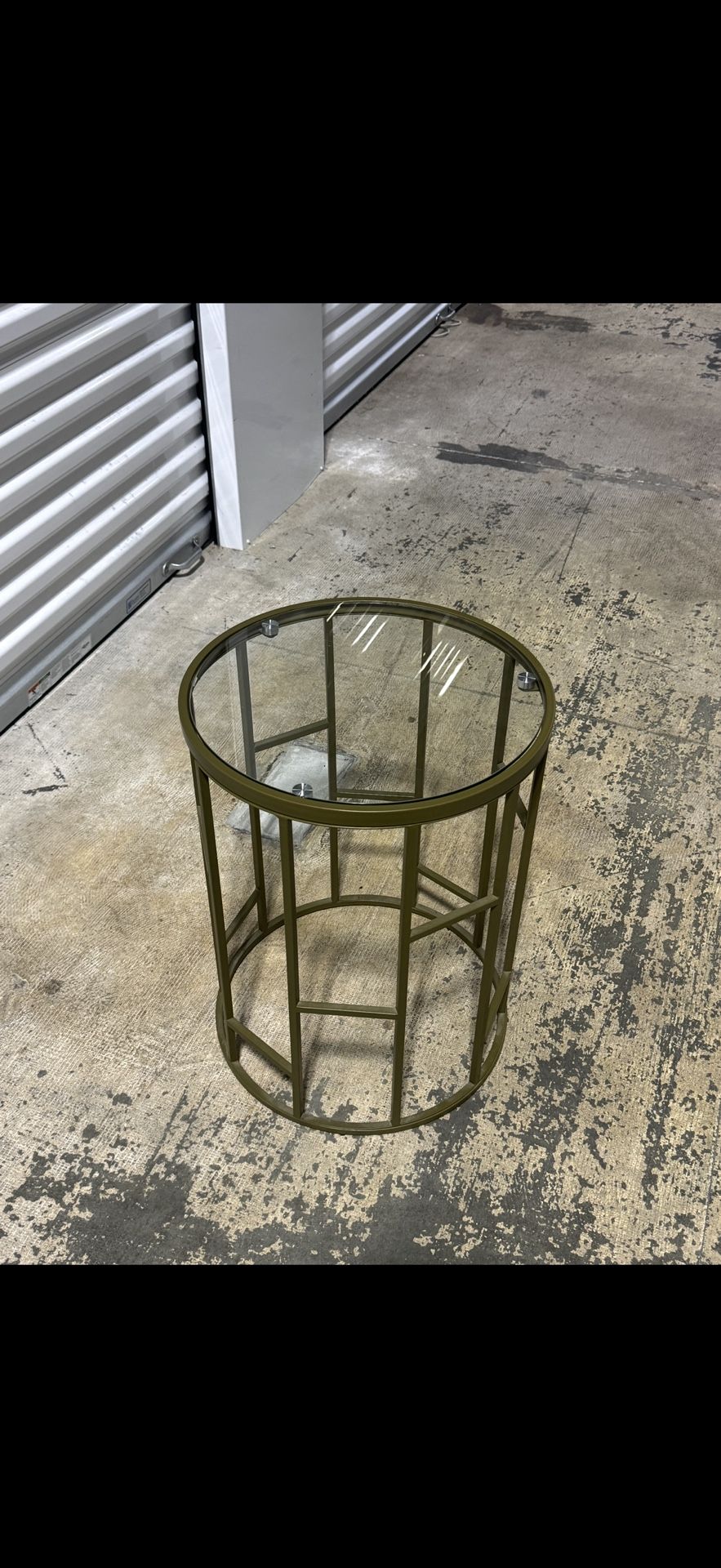Glass Side Table