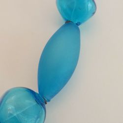 Glass Bead Necklaces From Murano Italy