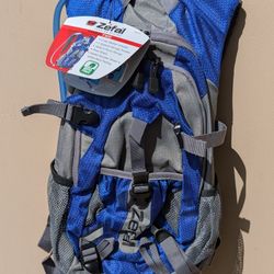 Zefal Z Hydro XC Hydration Backpack – 2L Bladder, 6L Storage, Blue Gray