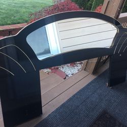 Free To Take - King Sized Mirrored Headboard And Two Side Drawers 