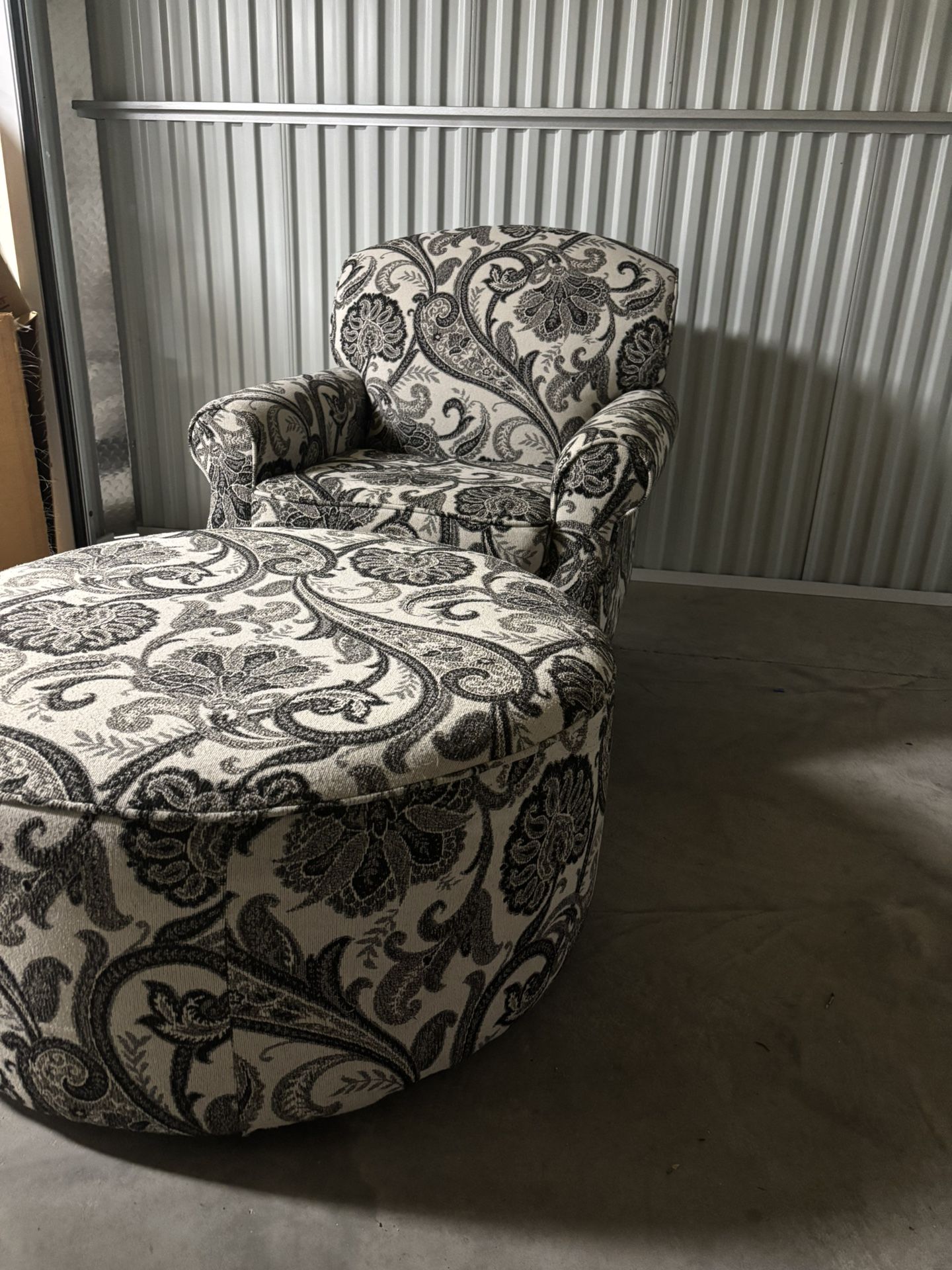 Comfortable Chair & Ottoman
