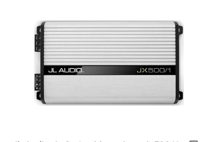Jl Audio 500/1 car amp