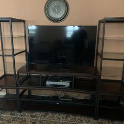 TV STAND Media Center With  Shelves 