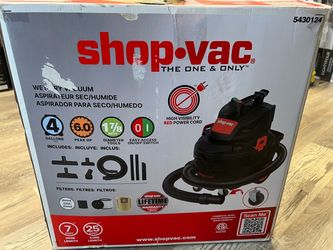 Shop-Vac 4-Gallon 6 HP Corded Wet/Dry Shop Vacuum with Accessories Included