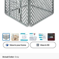 Small Dog Crate & 2 Potty Trays