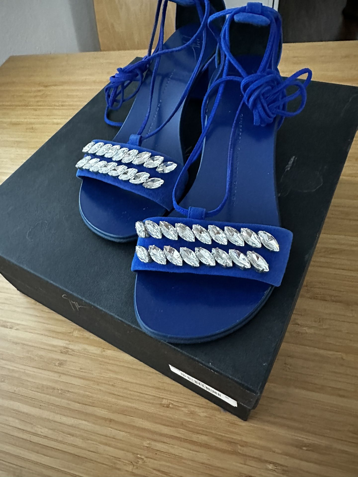 Giuseppe Zanotti Block Heel Sandal Size 36