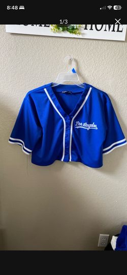 Dodgers crop top