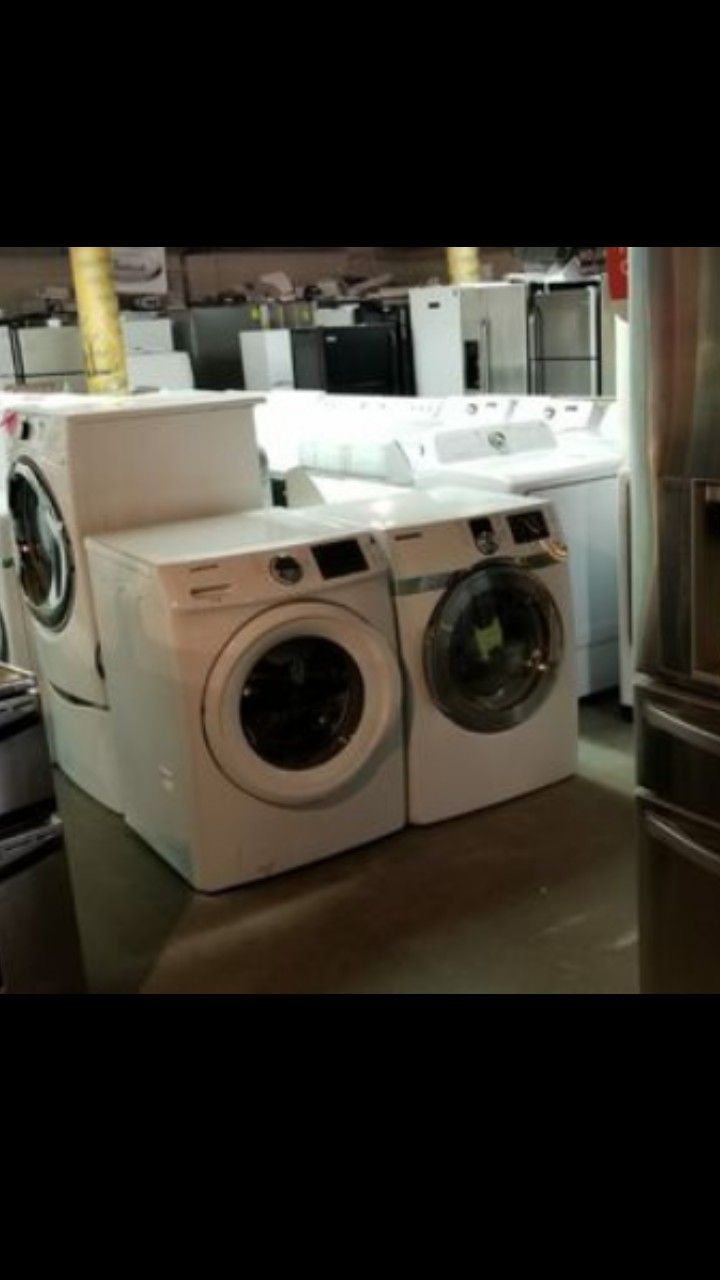 Huge Sale store full of nice reconditioned refrigerator washer dryer stove stackable+financing available available free warranty