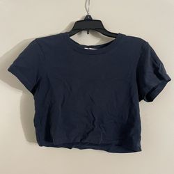 Dark blue Crop top (cotton on)