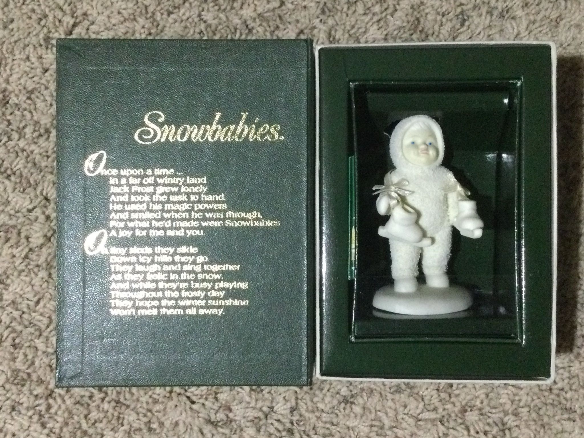 Department 56 Snowbabies”Let’s Go Skating”