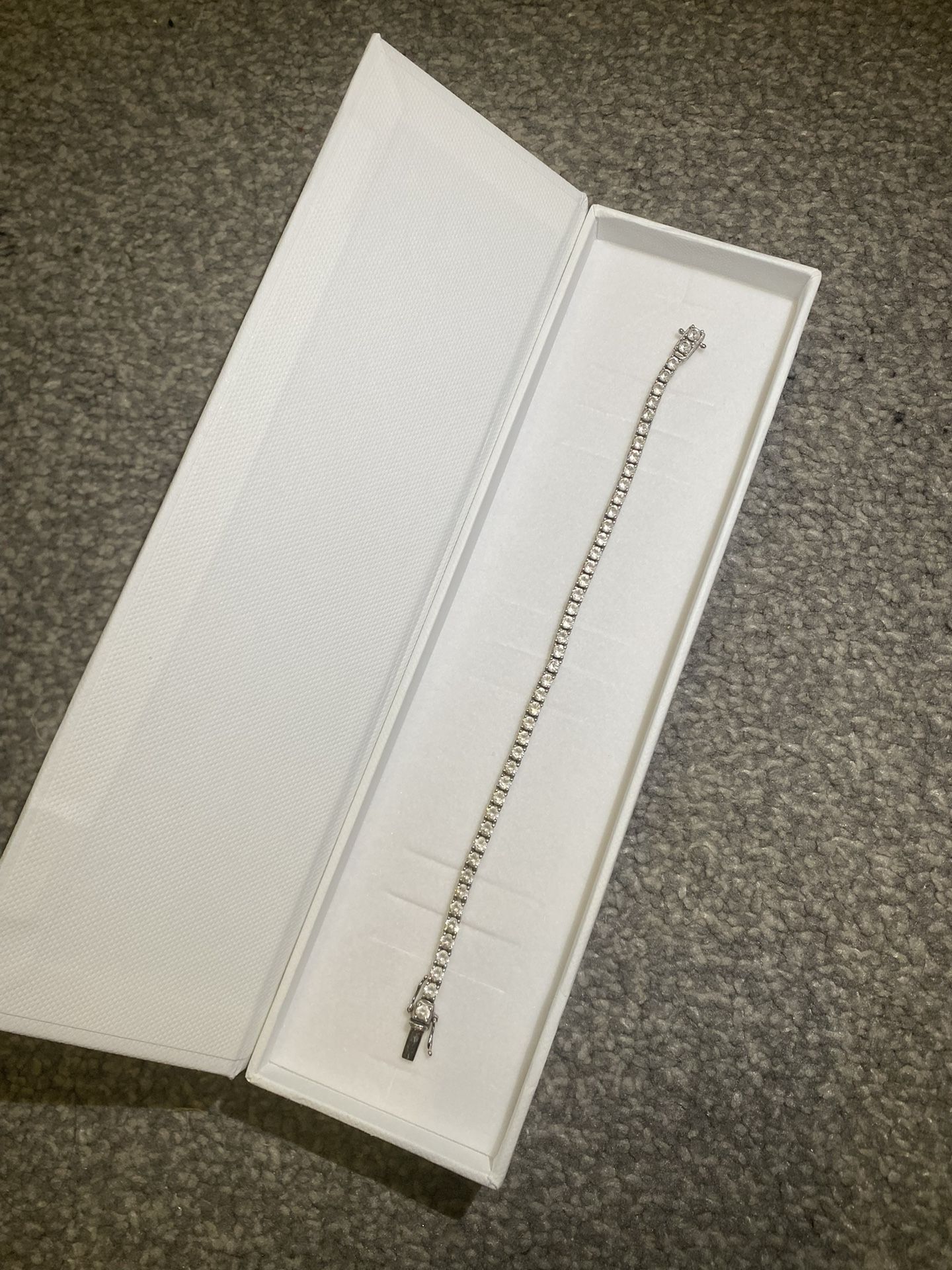 Mejuri Lab Grown Sapphire Tennis Bracelet