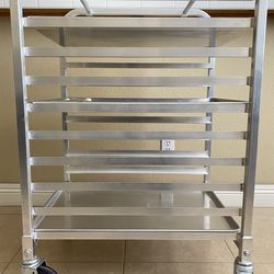 Regency 10 Pan End Load Half Height Bun / Sheet Pan Rack