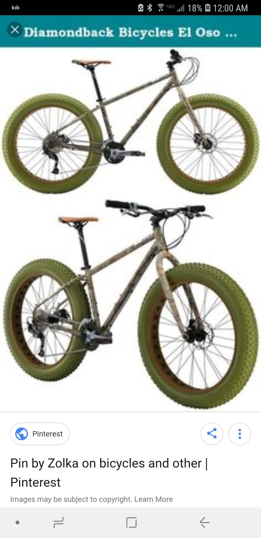 Diamondback el oso de acero camo fat tire bike for Sale in Moreno Valley CA OfferUp