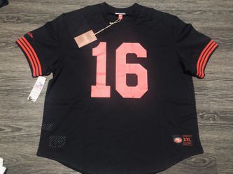 SF 49er Joe Montana Black N Red Jersey 2XL